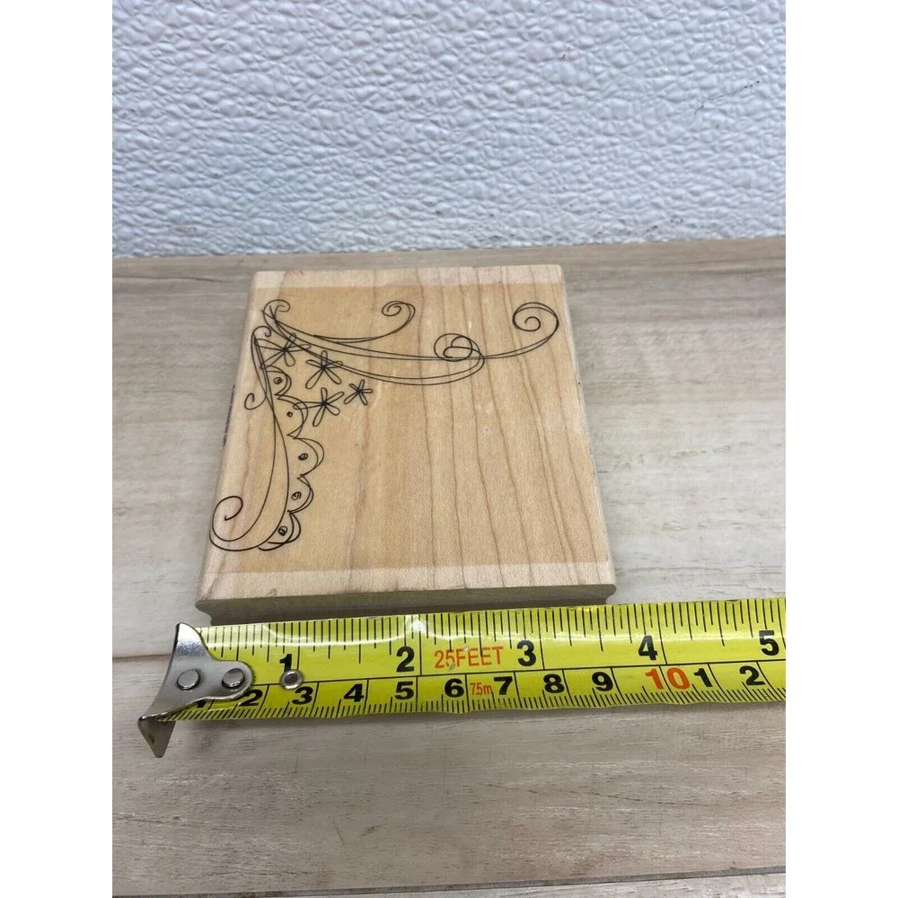 2007 Stampin Up Graphic Wood Mounted Rubber Stamp - Picture 4 of 4